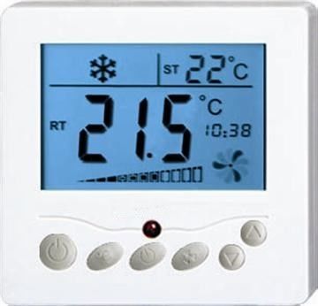Ventilatorkonvektor-Einheits-Thermostat 100~240V der Frequenz-50/60Hz mit LCD-Bildschirm