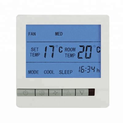 Große Anzeigen-Fernsteuerungs-Digital-Raum-Thermostat für Ventilatorkonvektor-Einheit