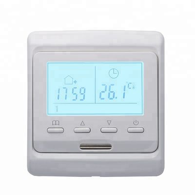 86*90*43mm weißer erhitzter Bodenthermostat mit NTC-Sensor